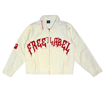 Free label work jacket
