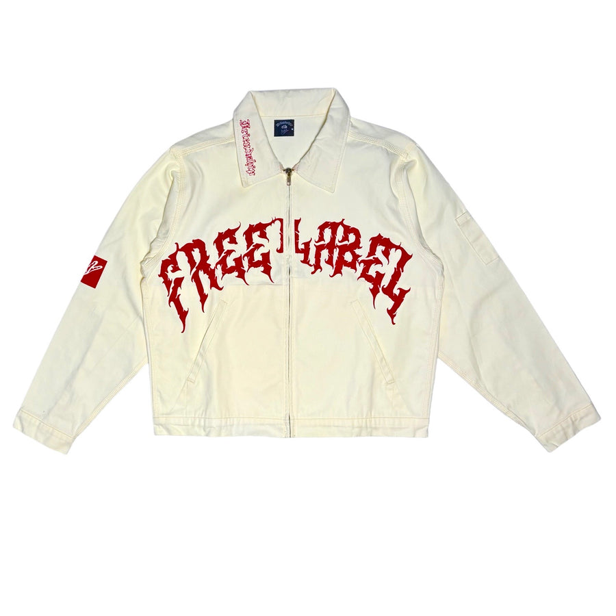 Free label work jacket