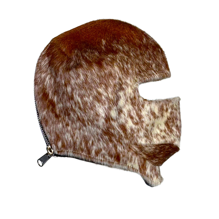 Alexandria Wills Collaboration Cowhide balaclava